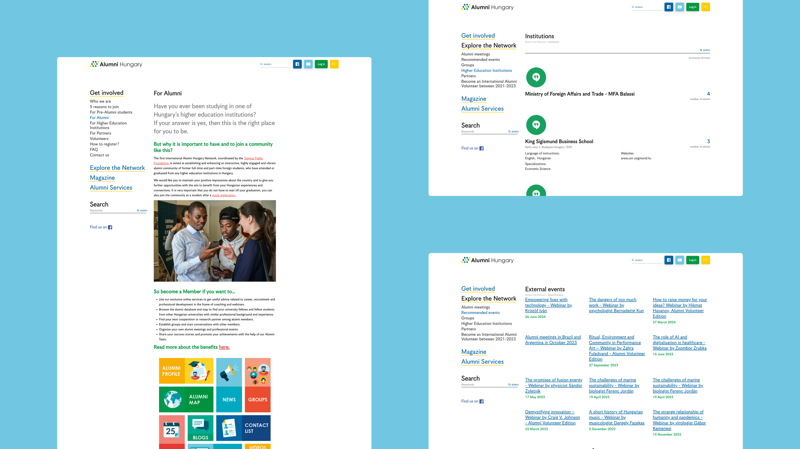 site screens