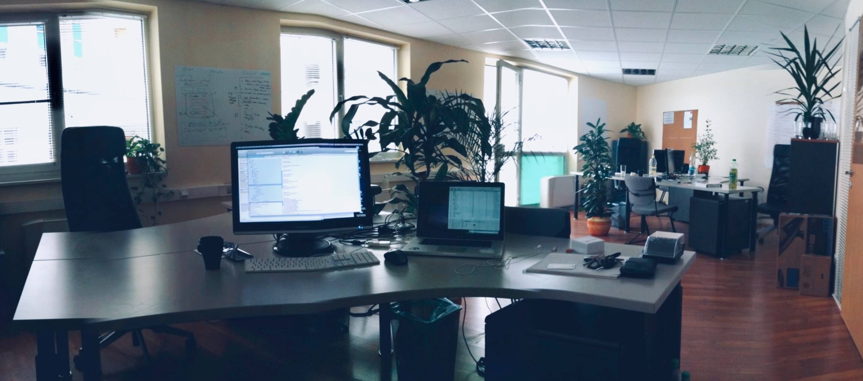 Our first office
