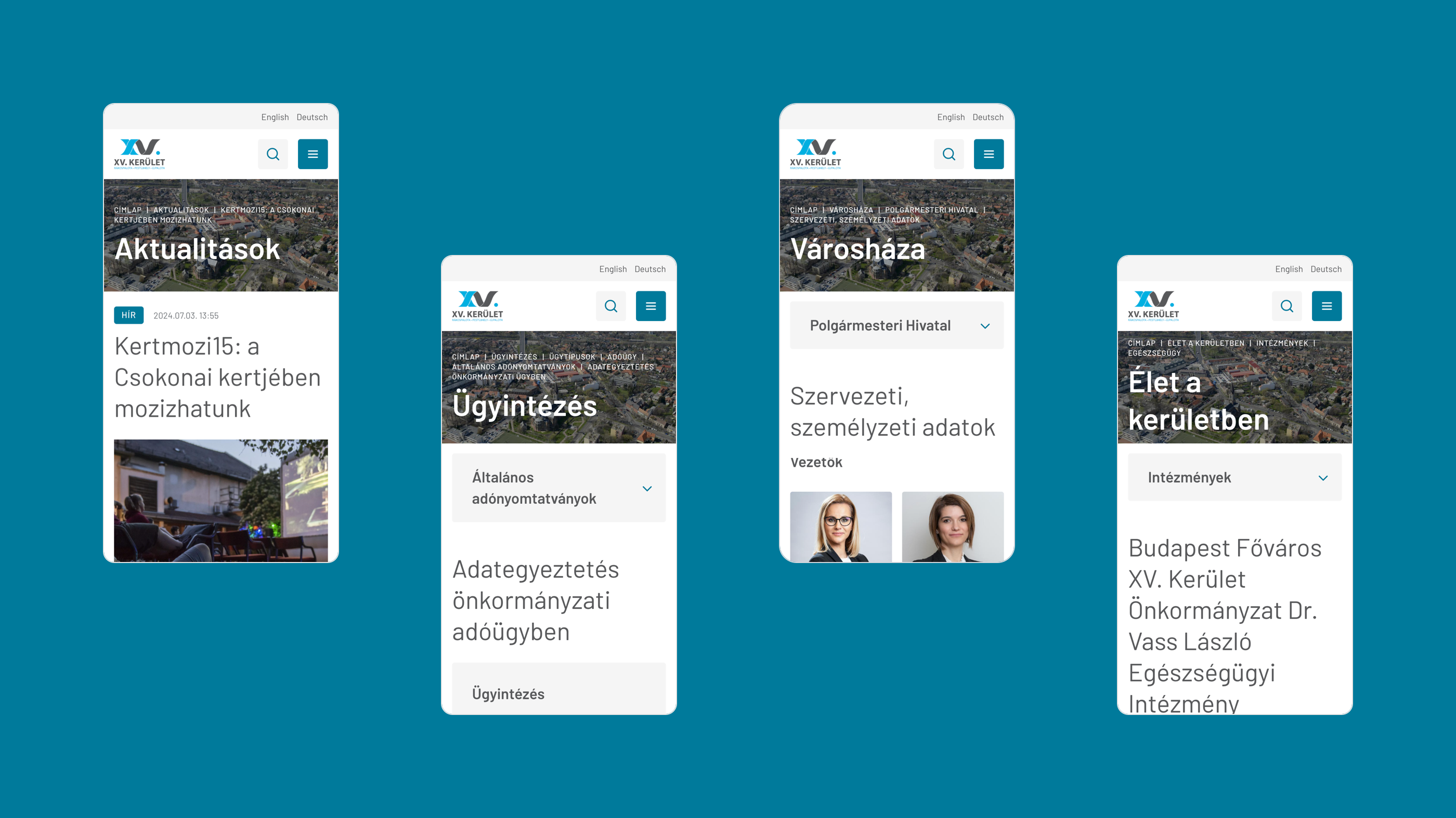 xv. kerület mobilos képernyőképek