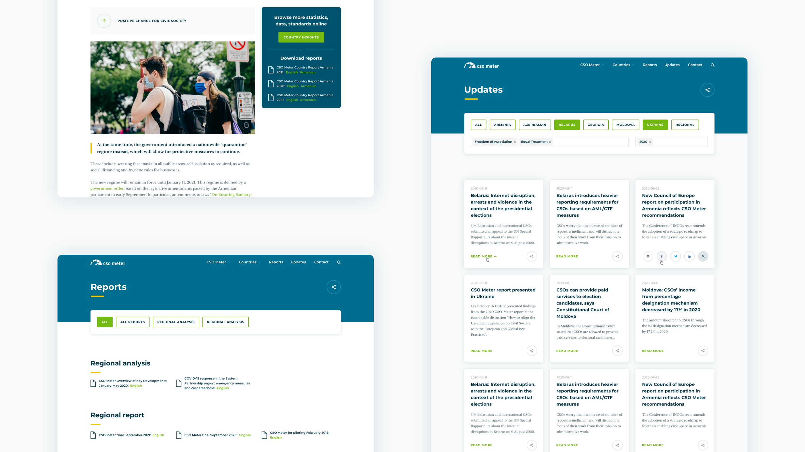 site screens