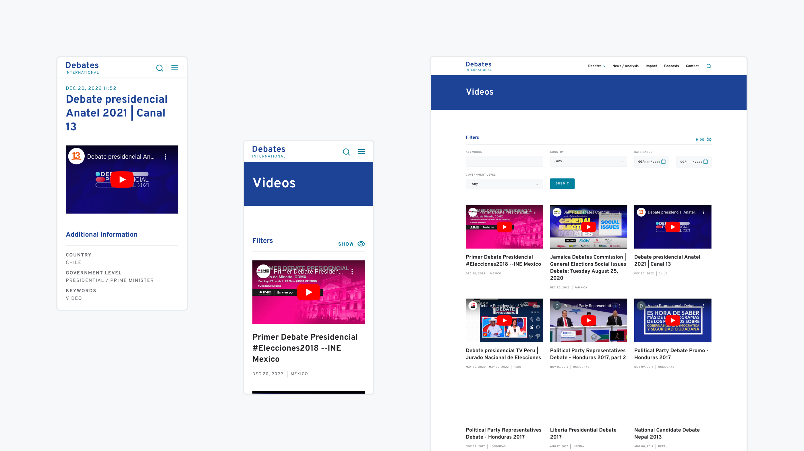 site screens