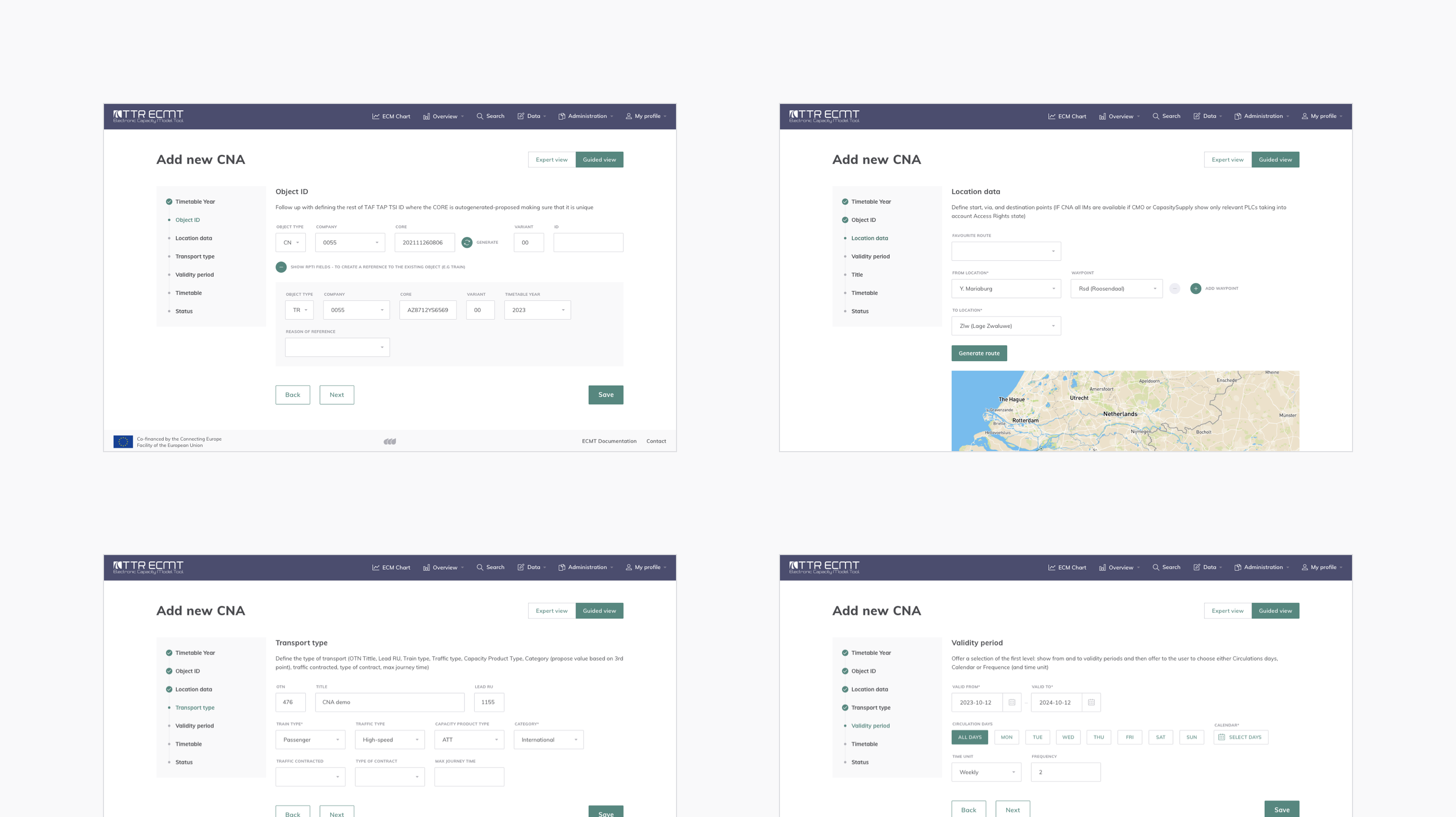 site screens