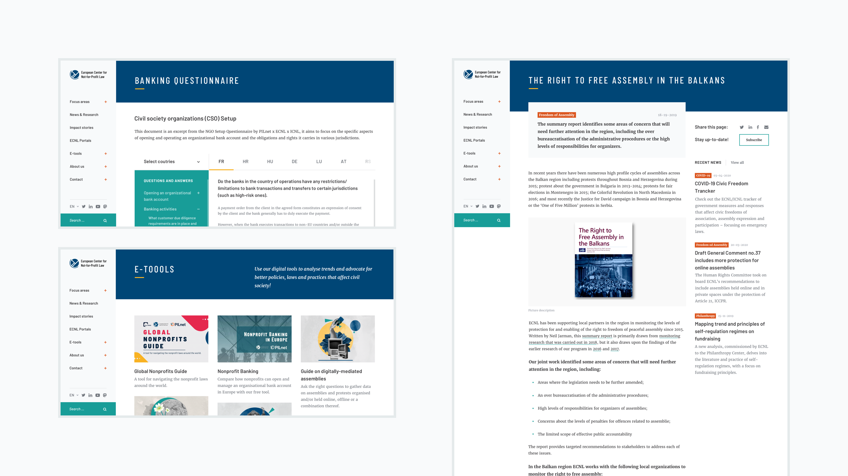 site screens