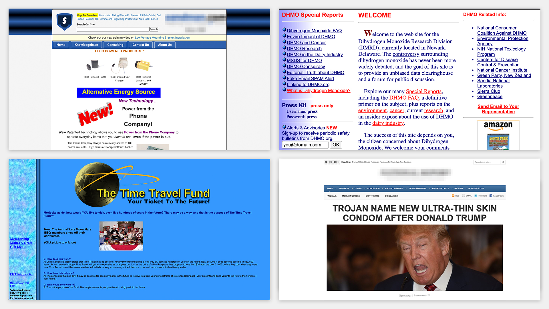Misleading Website Examples