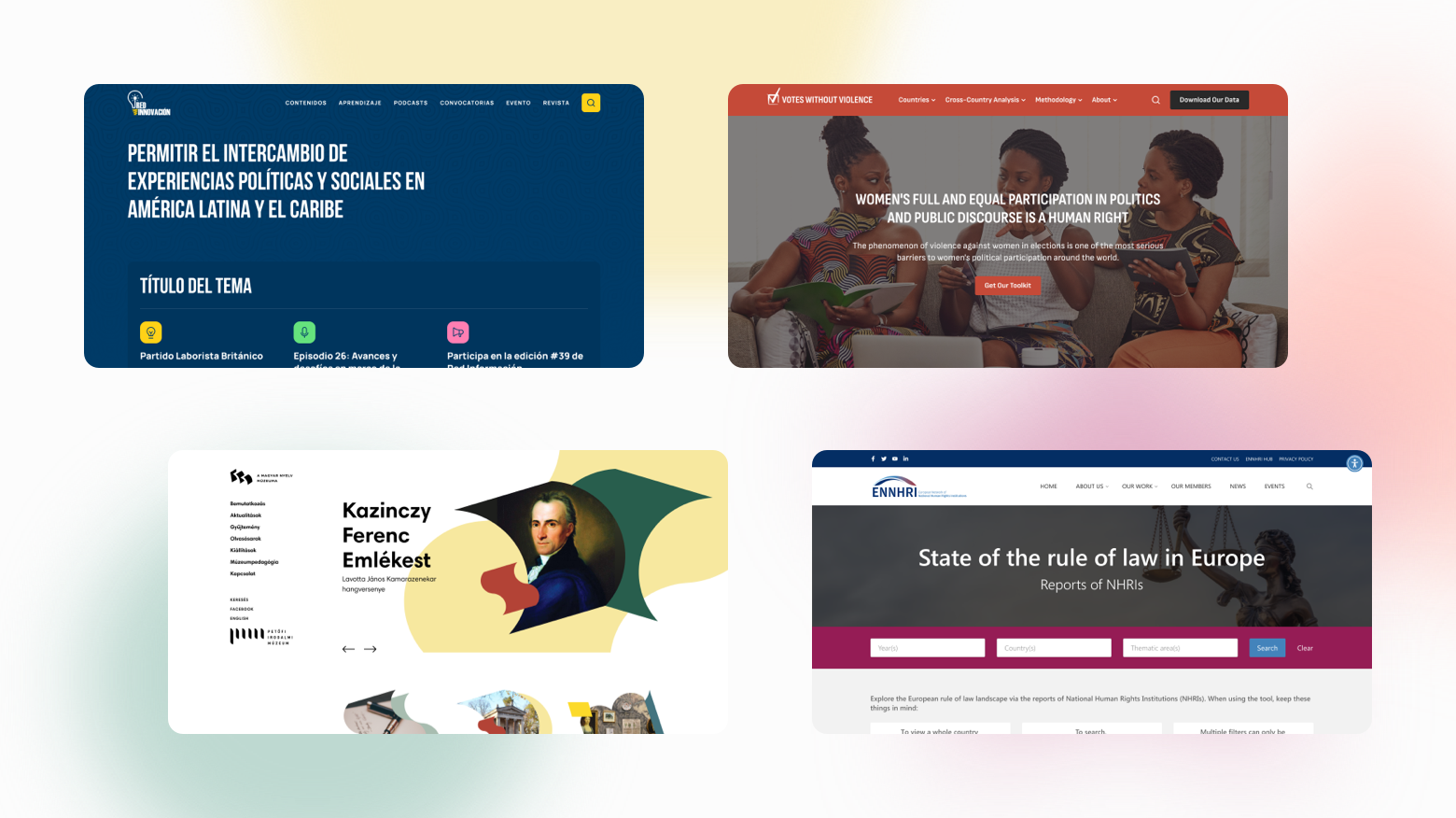 site screens