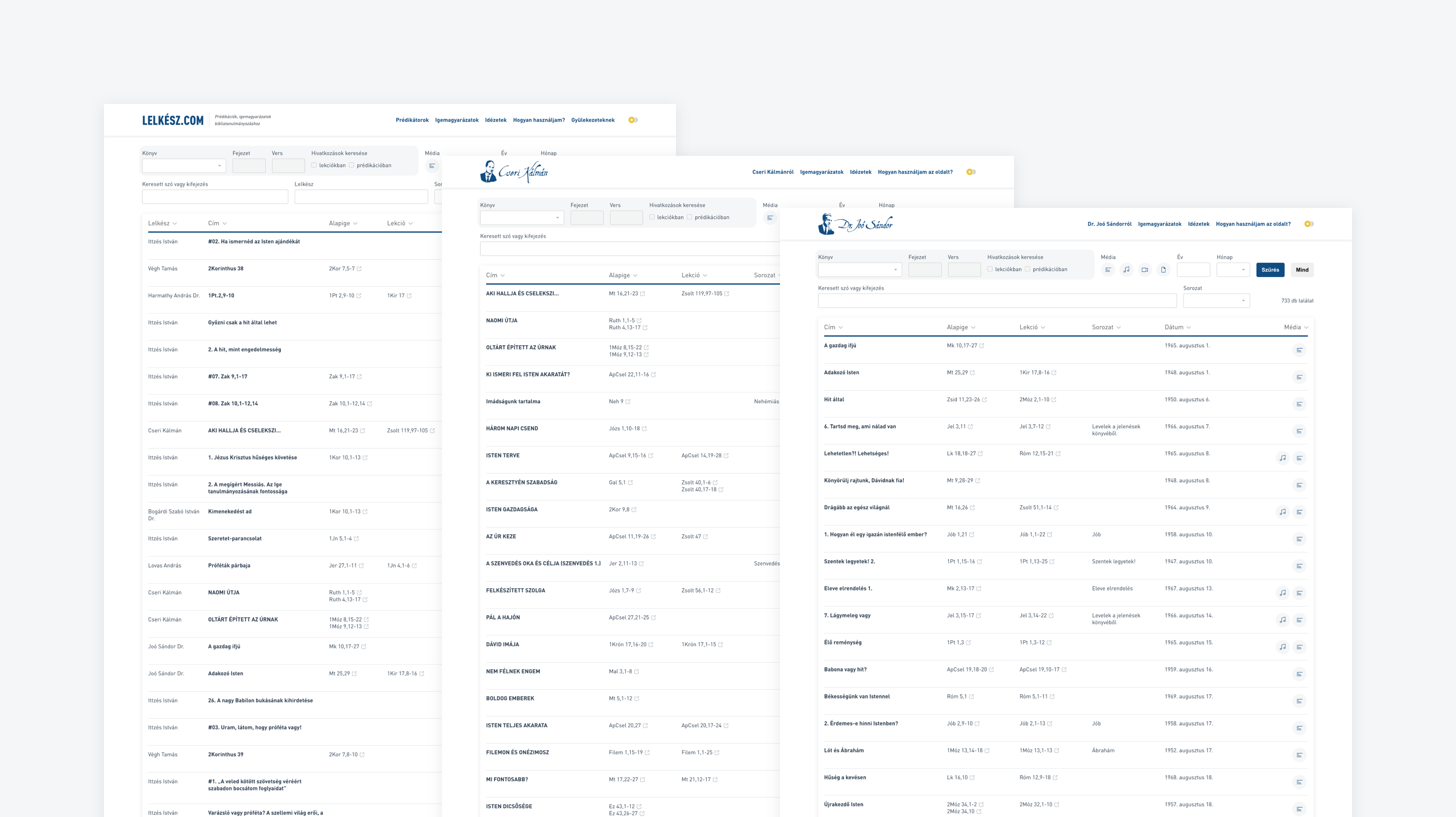 site screens