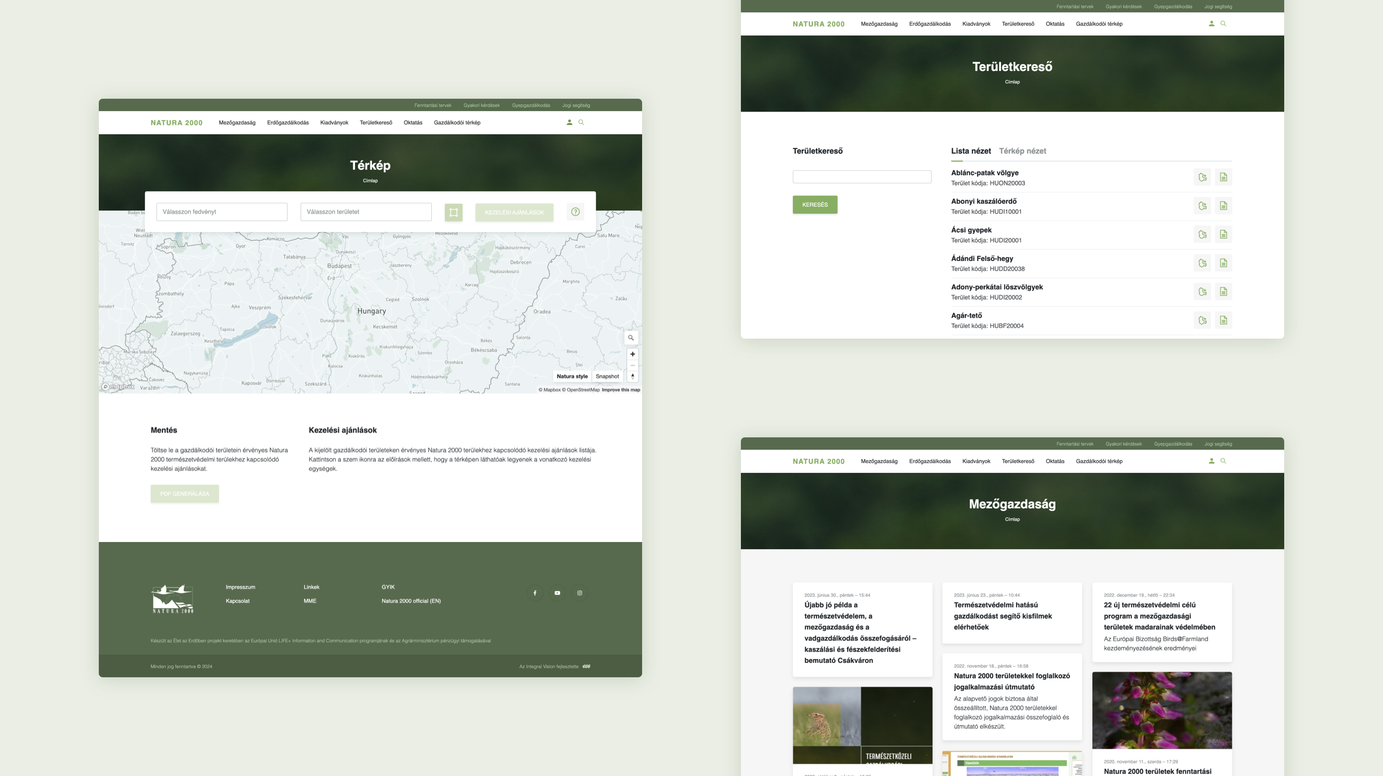 site screens