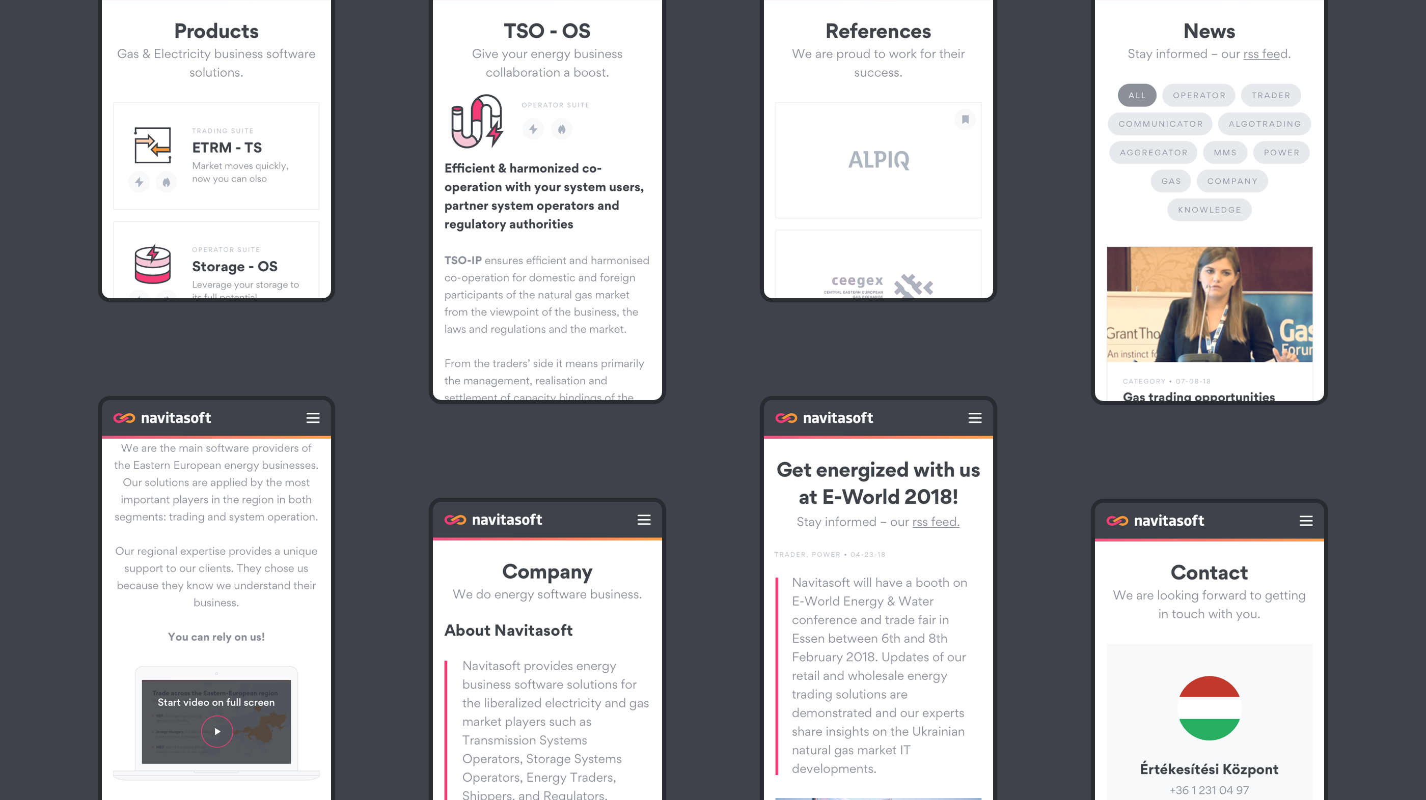 site screens