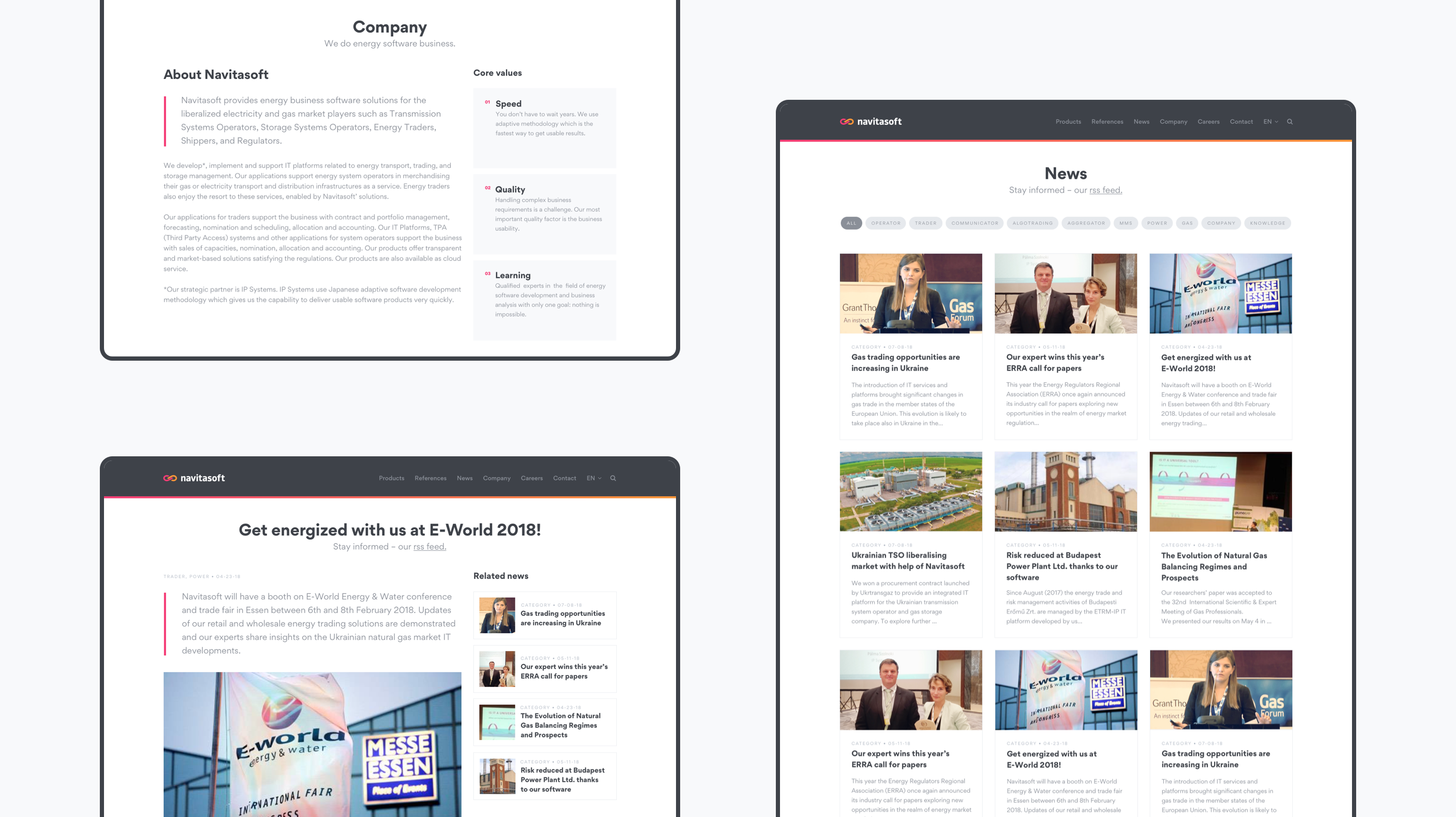site screens