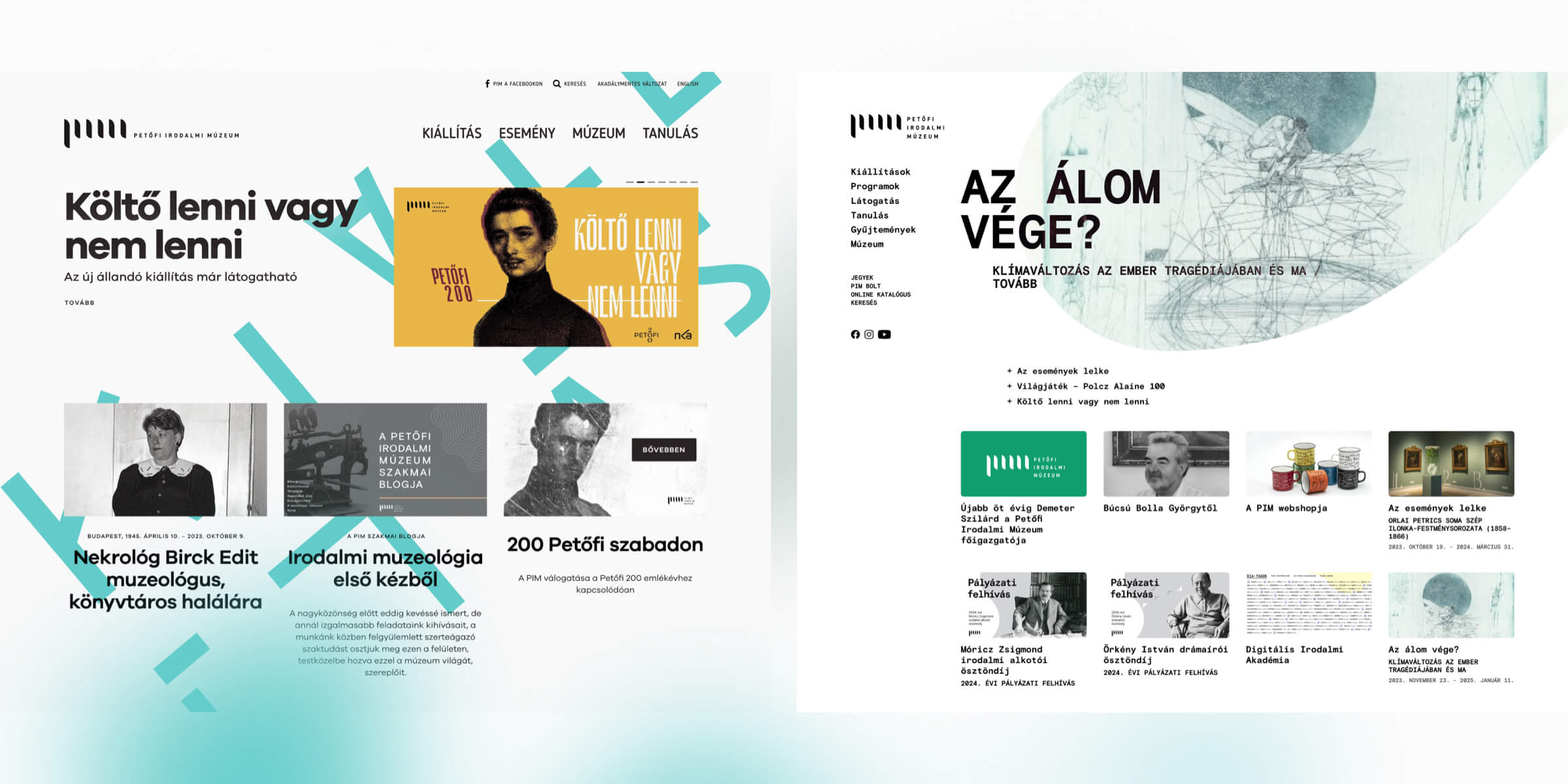 petőfi literary museum D7 and D10 homepage