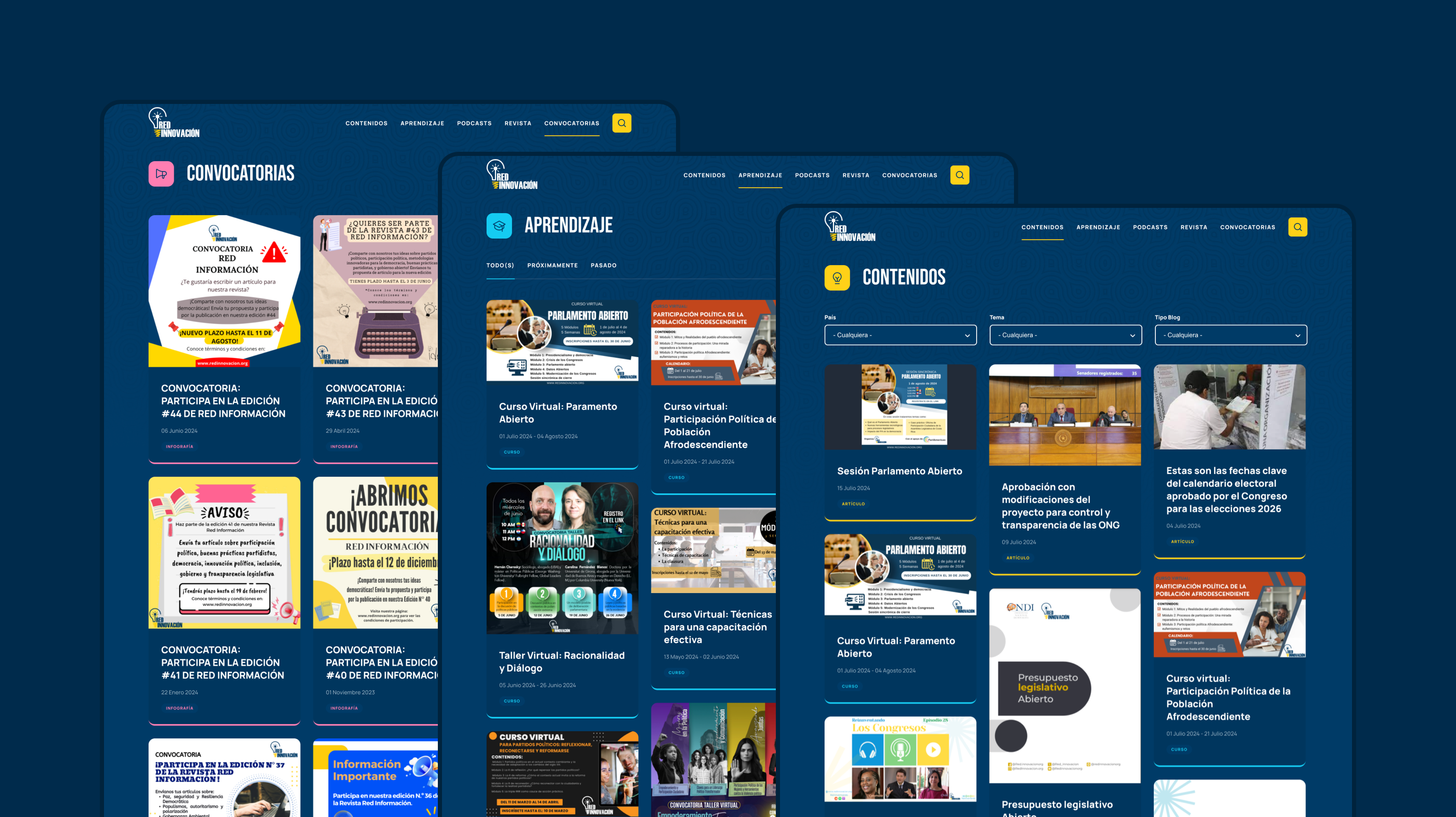 site screens