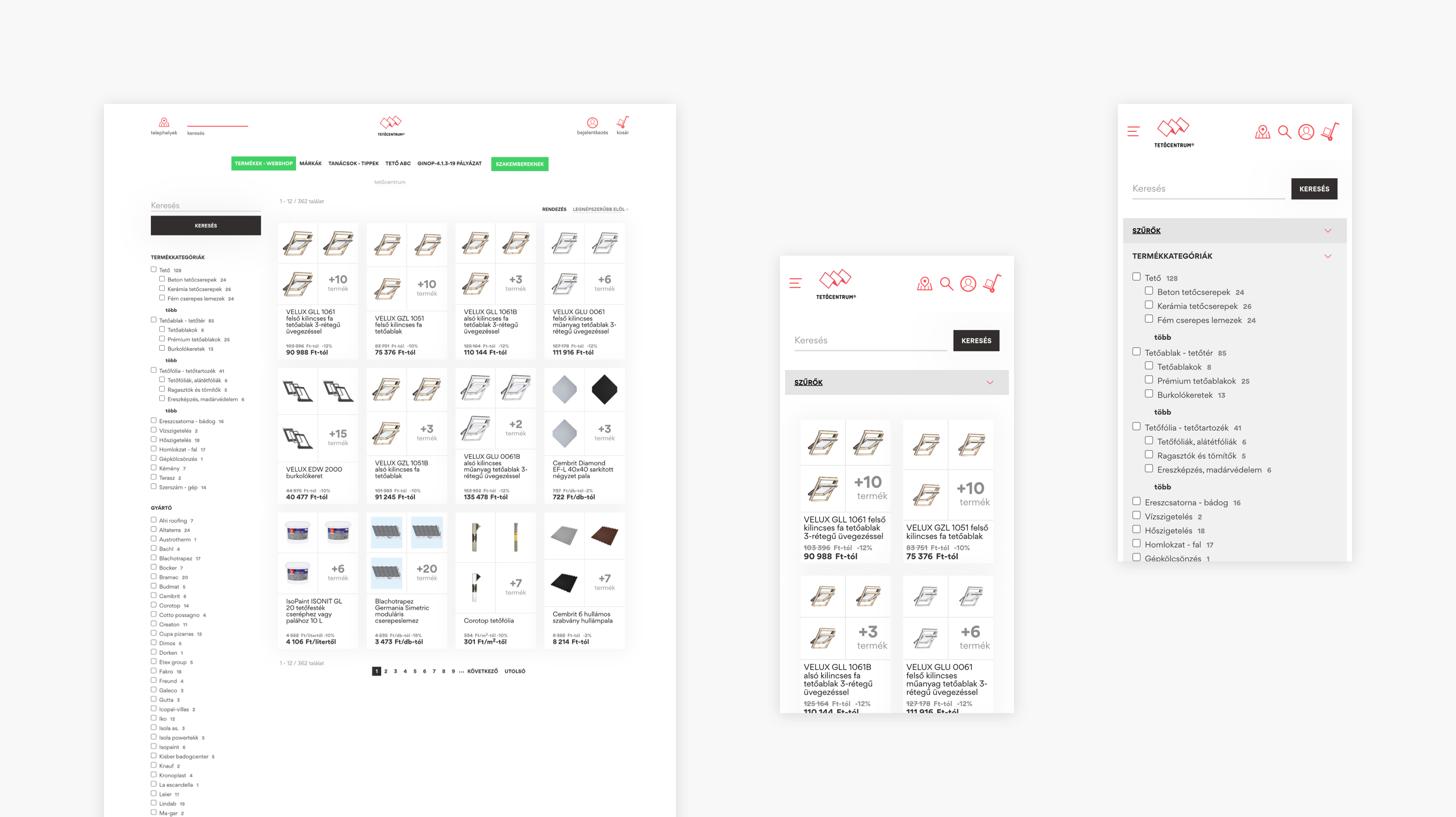 site screens