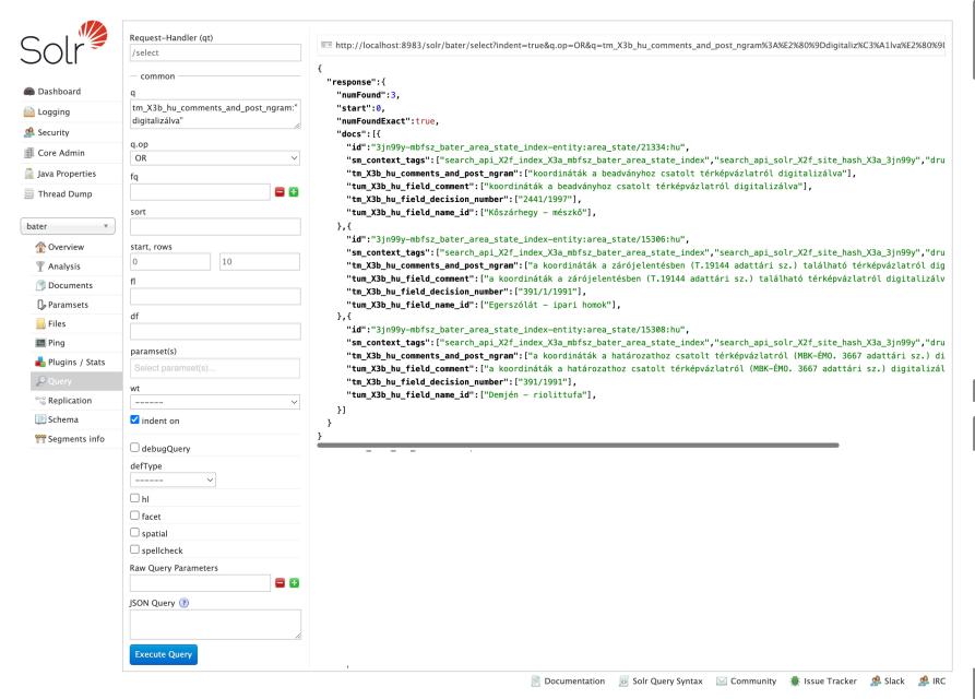 találat a megjegyzésre