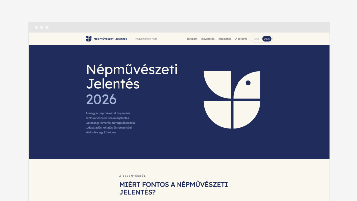 Népművészeti jelentés screenshoot hero